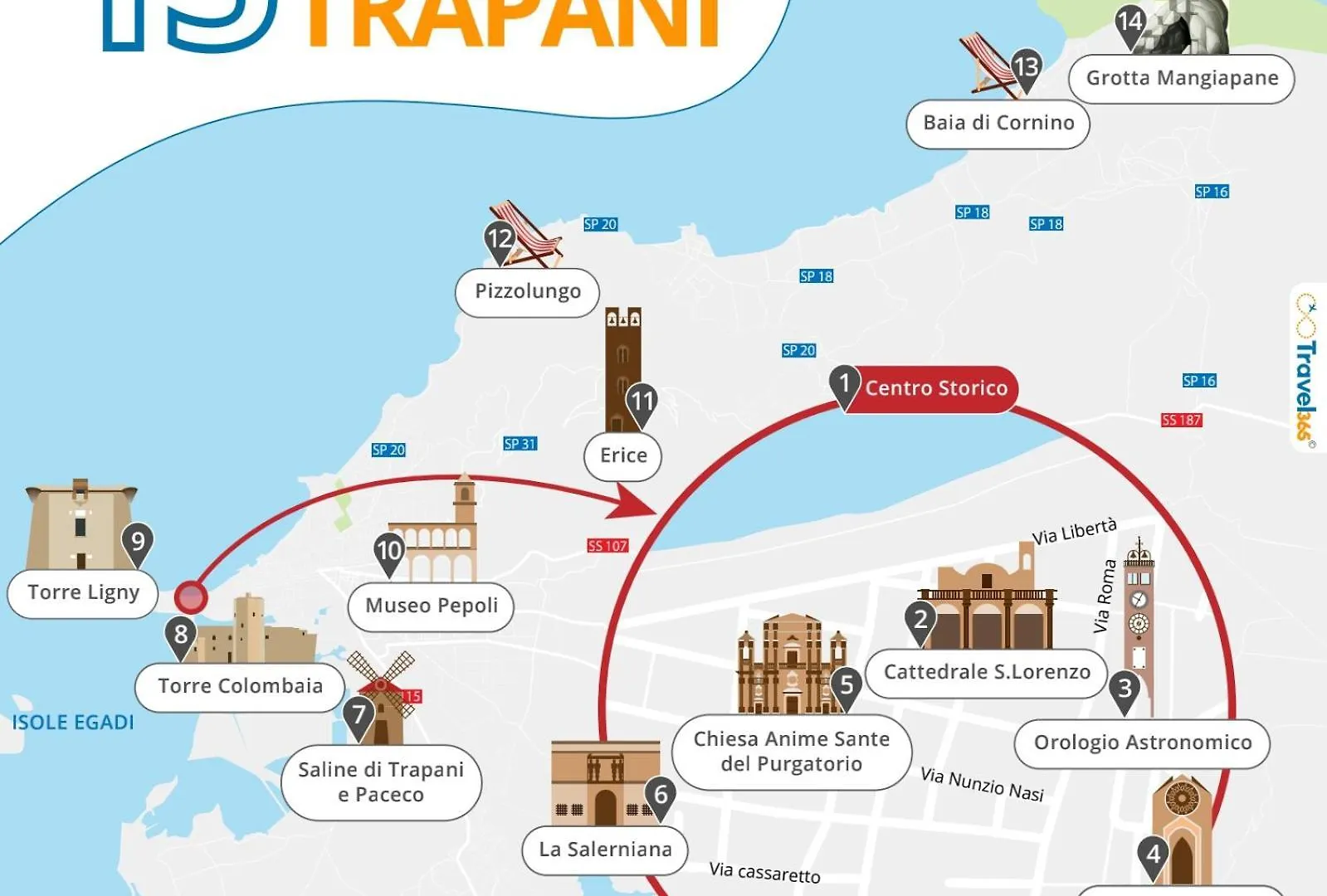 Cj Sea Home Camere Trapani 0*,